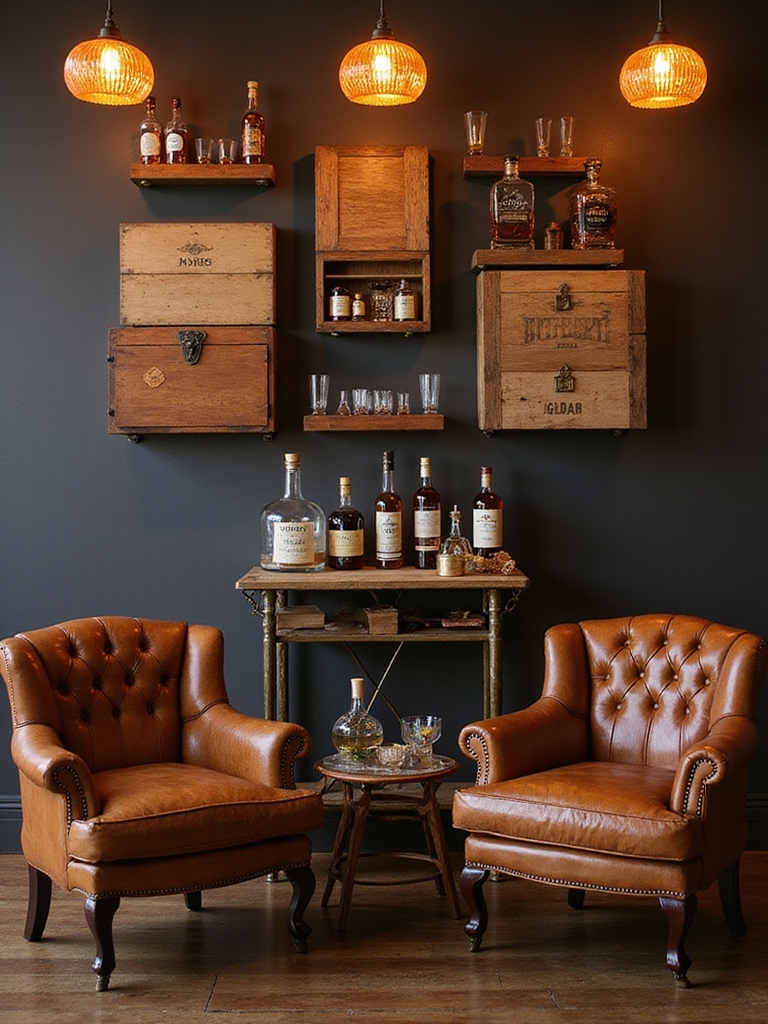 refined whiskey tasting cigar lounge delight