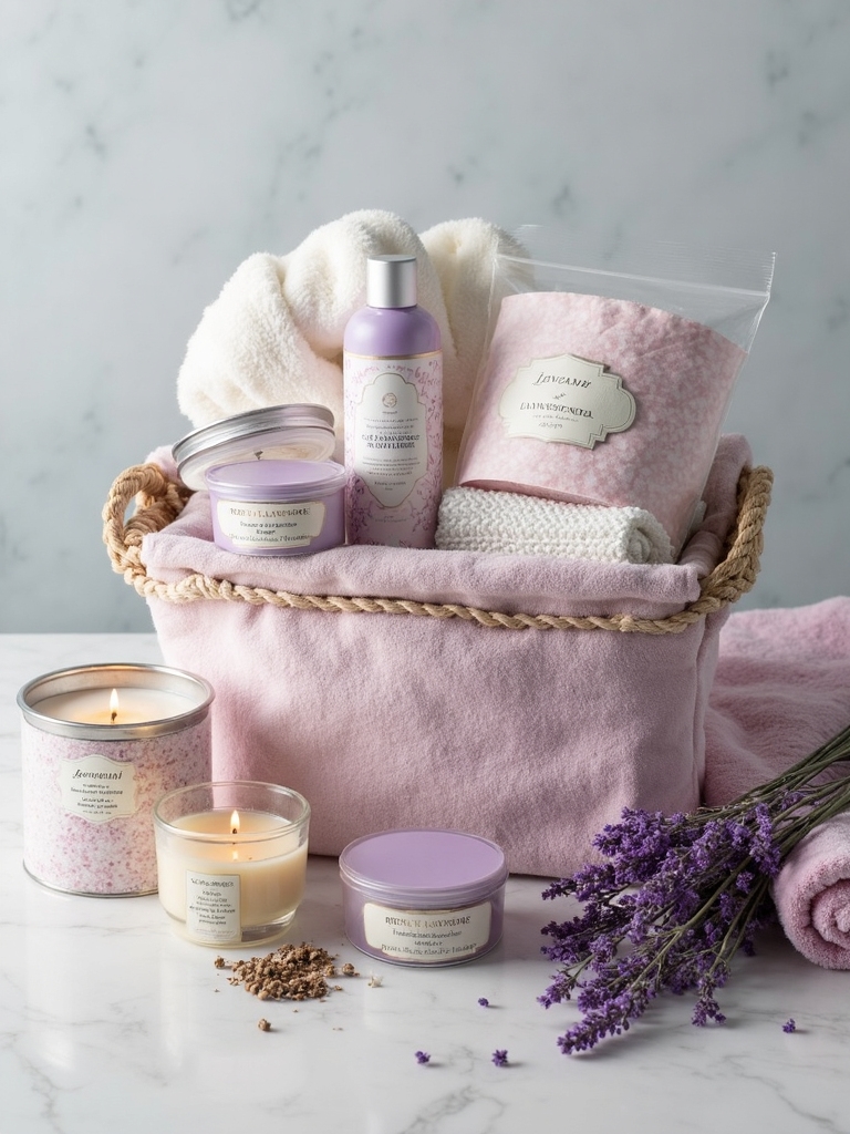 relaxing pampering mindful comforting