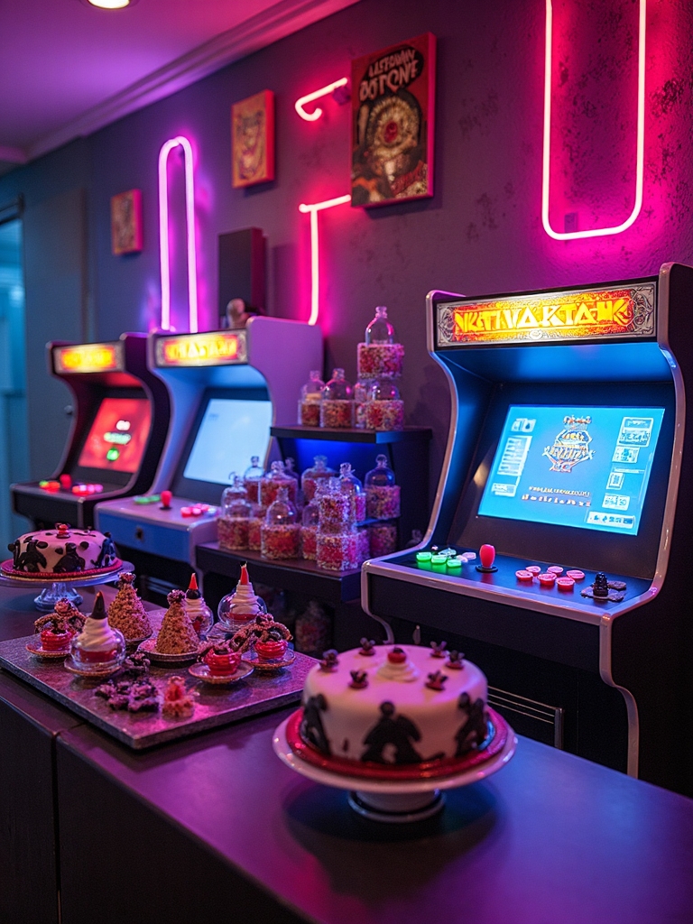 retro gaming birthday bash