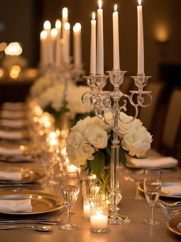 romantic candlelit dining experience