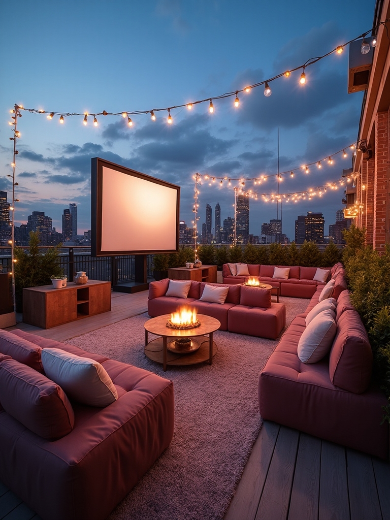 rooftop cinema party experience