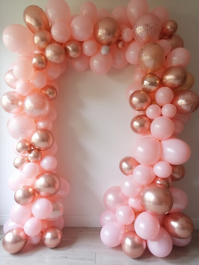 sophisticated balloon decoration idea