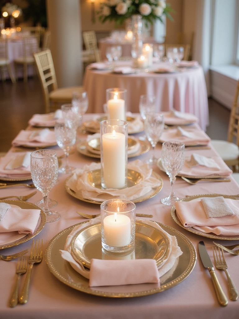 sophisticated luxurious tablescapes with textural layers