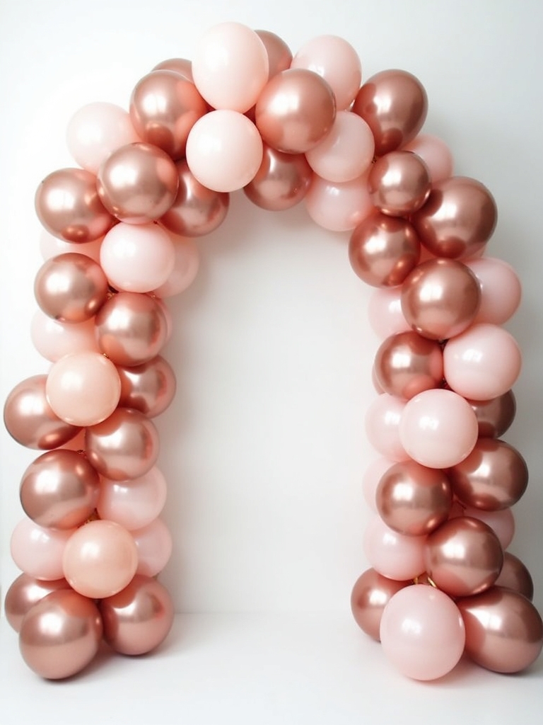 sophisticated photo worthy balloon frame backdrop