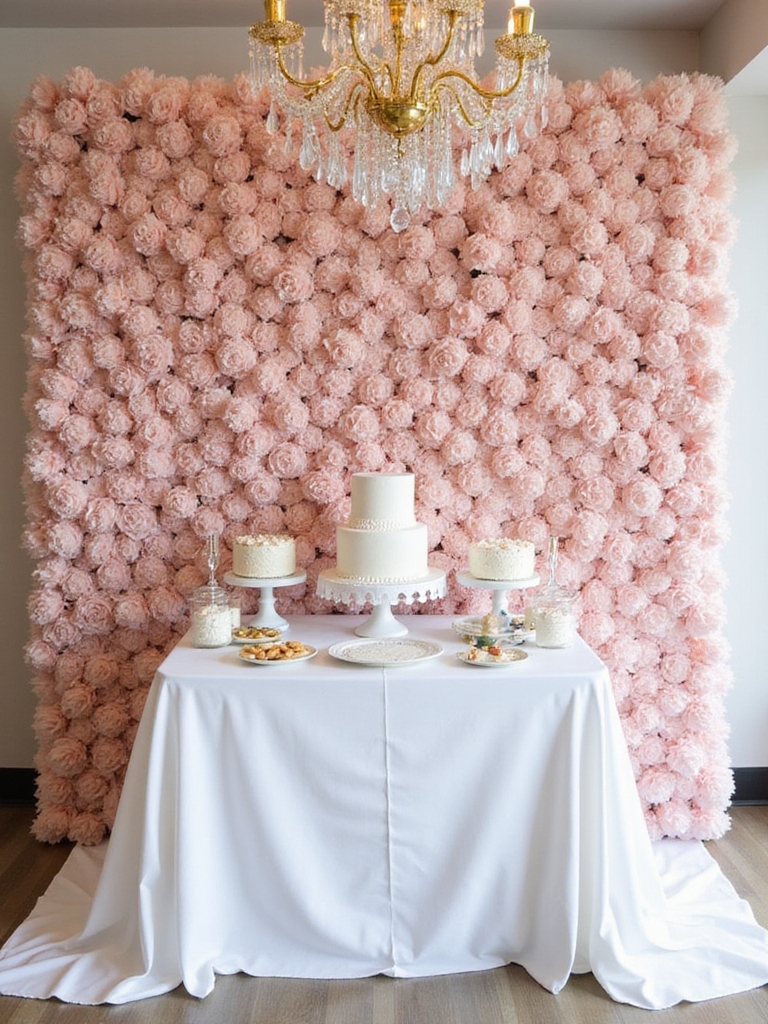 stunning floral social media backdrop