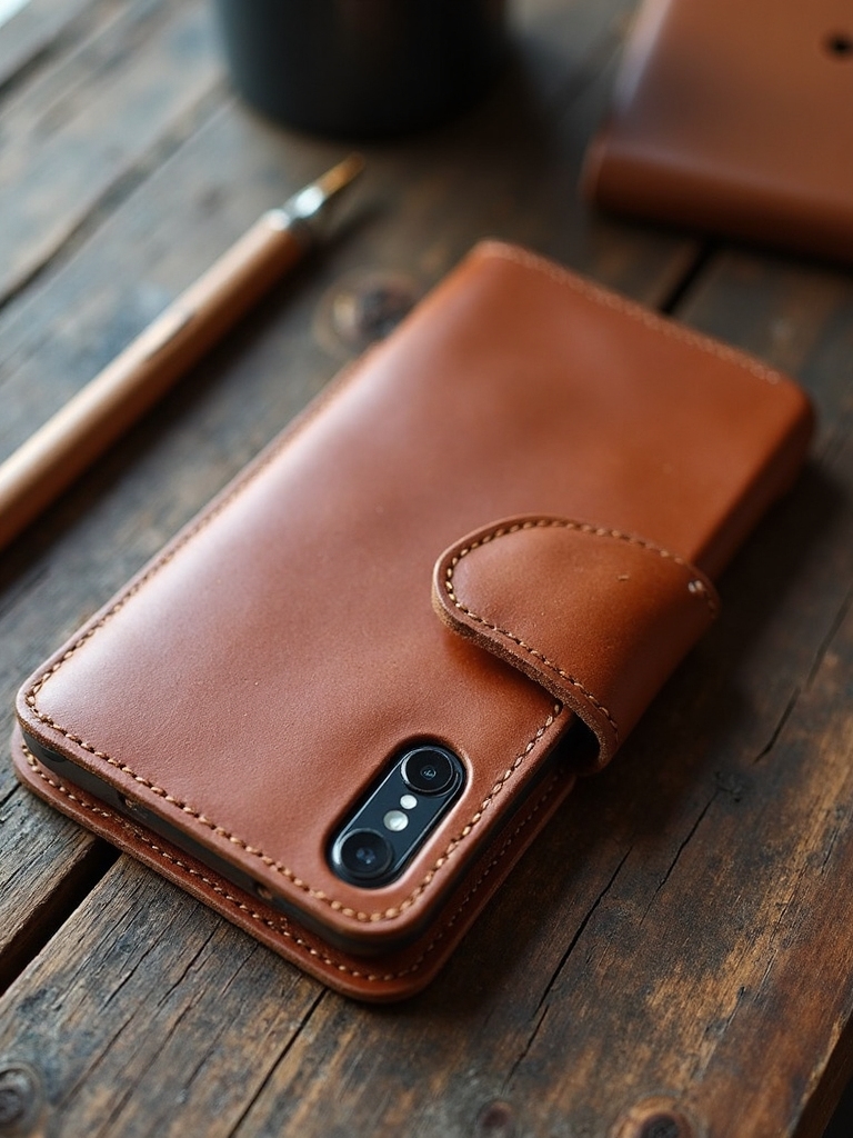stylish customizable leather tech organizer