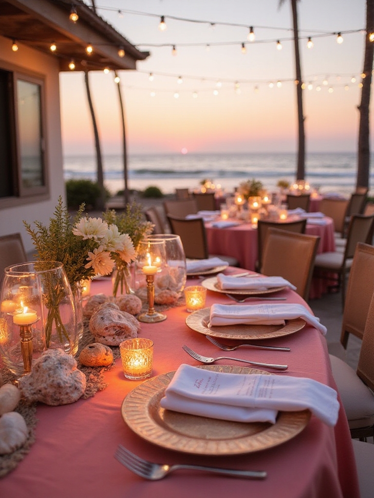 sunset beach house getaway celebration