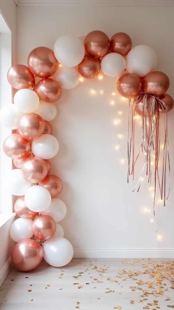 vibrant 22nd birthday balloon decor
