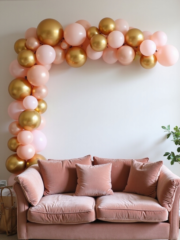 vibrant dimensional instagram worthy balloon garlands