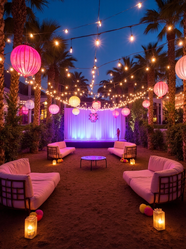 vibrant music festival experience