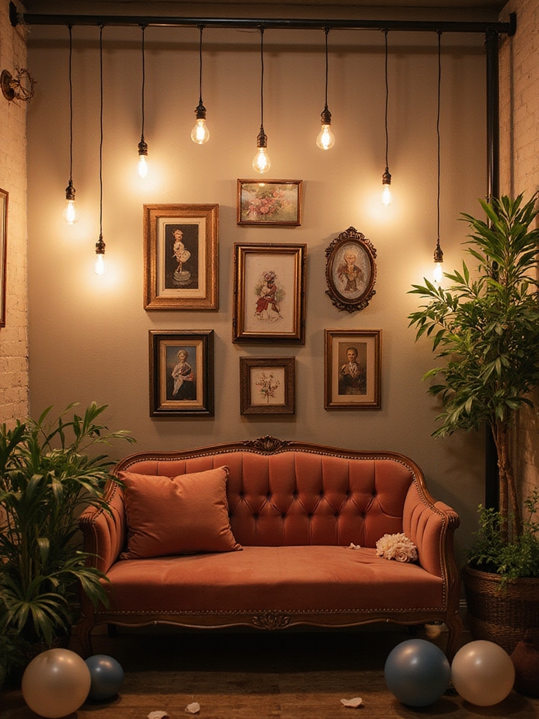 vintage inspired cozy corner decor