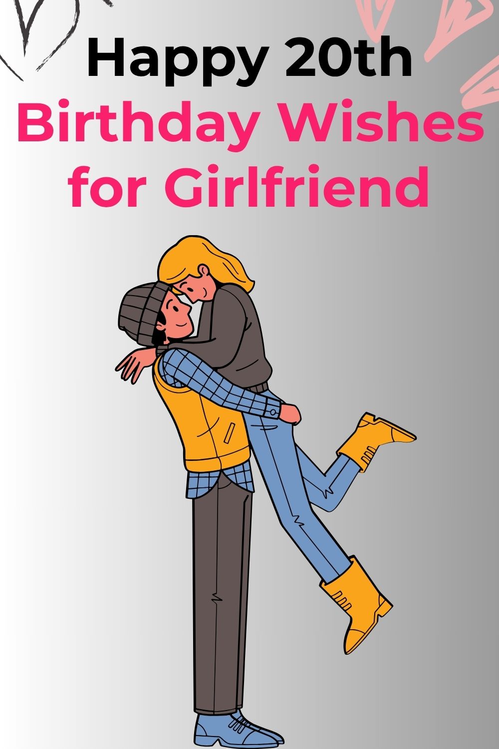 Happy 20th Birthday Wishes for Girlfriend