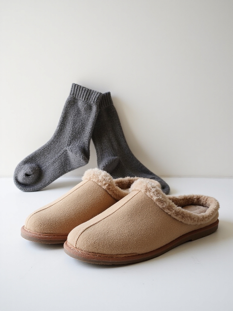 comfortable warm durable indoor outdoor slippers