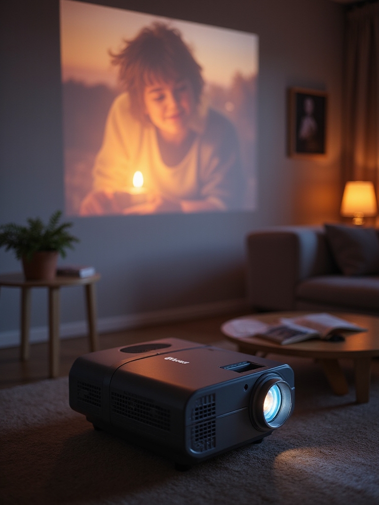 compact affordable practical mini cinema projector