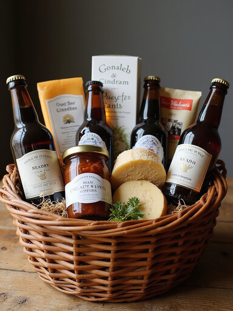 curated local artisanal foodie basket
