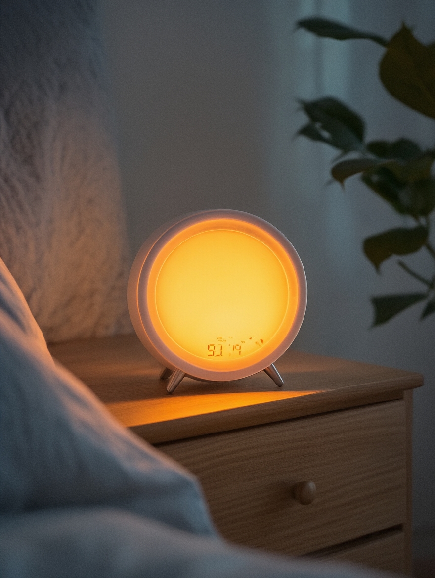 gentle customizable sunrise alarm clock