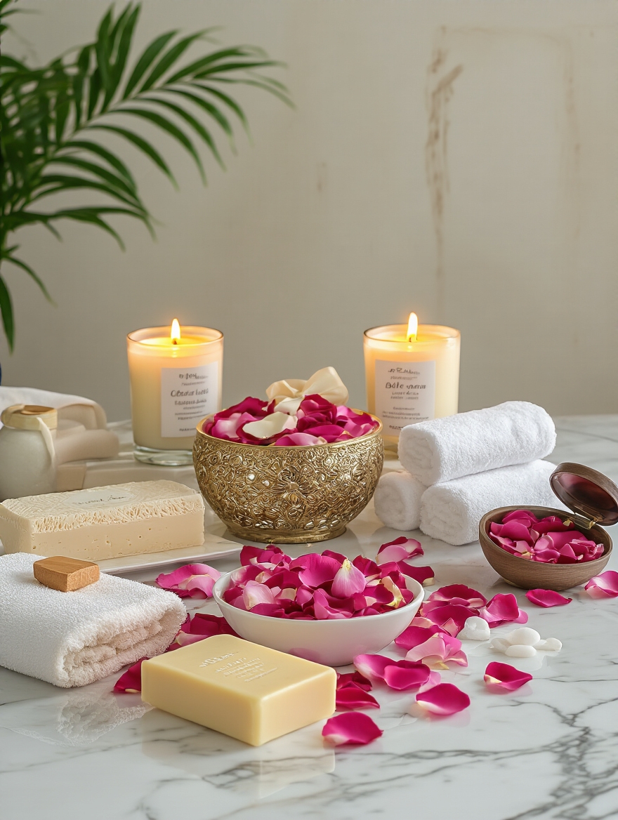 luxurious bath and body spa gifts