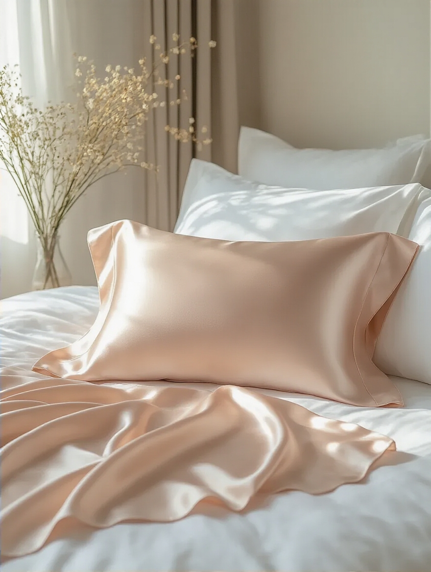 luxurious silk pillowcase for beauty sleep