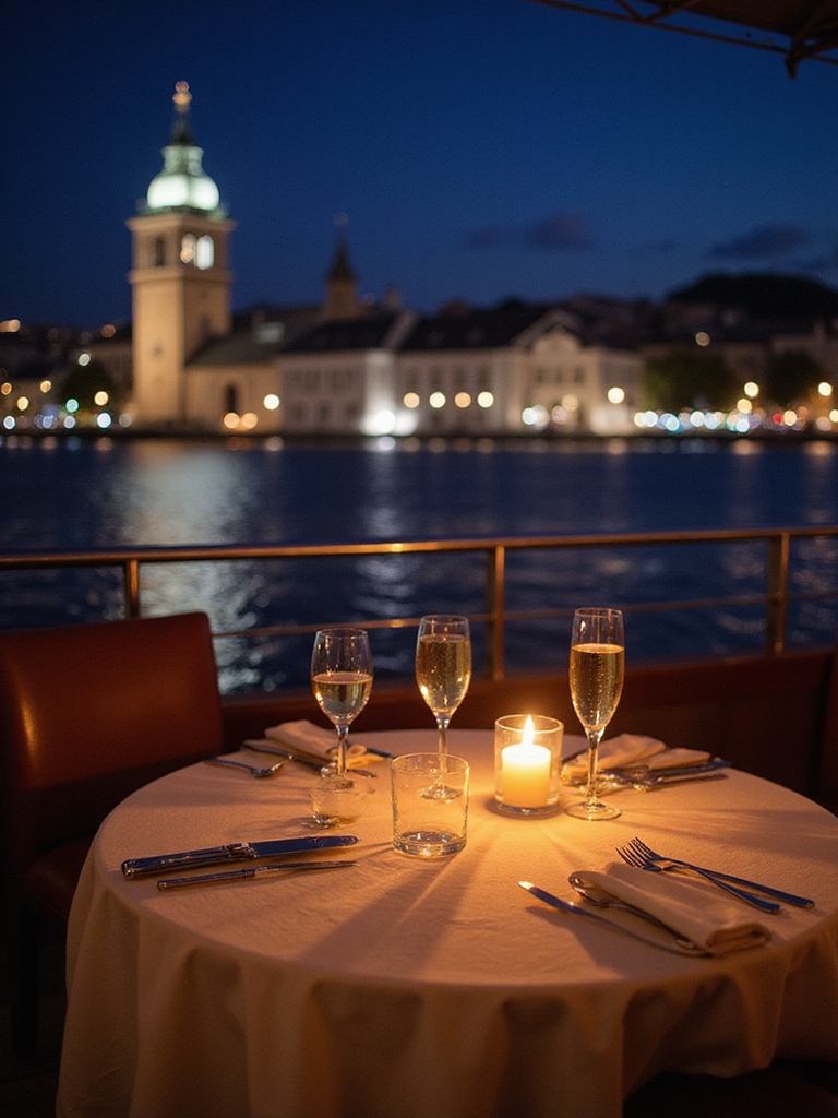 luxury dinner cruise romantic