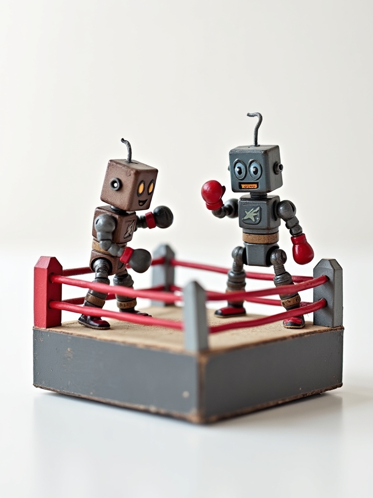 miniature boxing mayhem in tiny packages