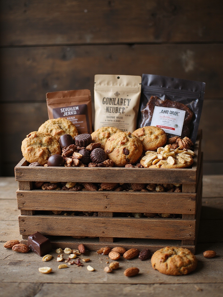 personalized gourmet snack gift baskets
