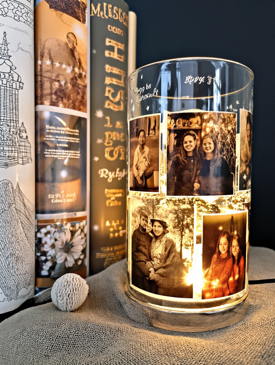 personalized photo memory lamp keepsake gift