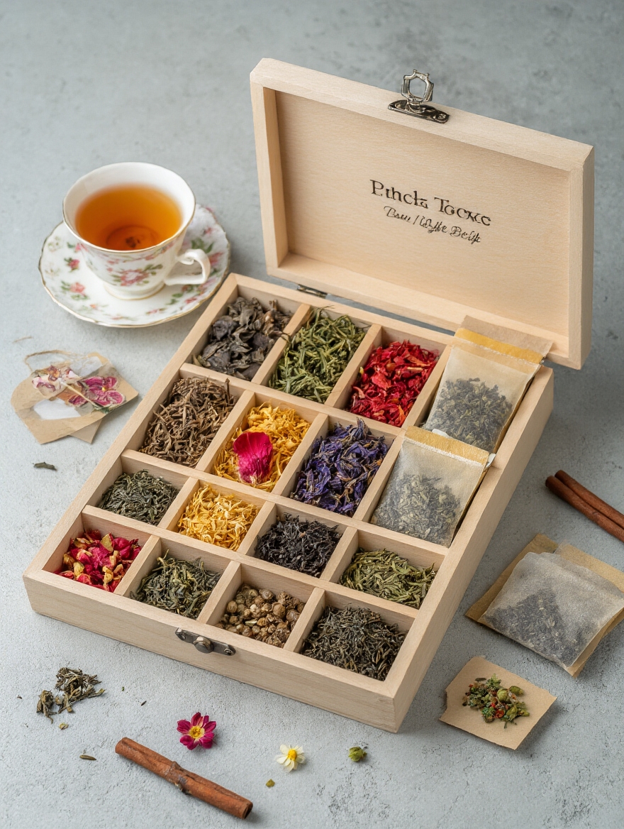 personalized tea sampler gift set