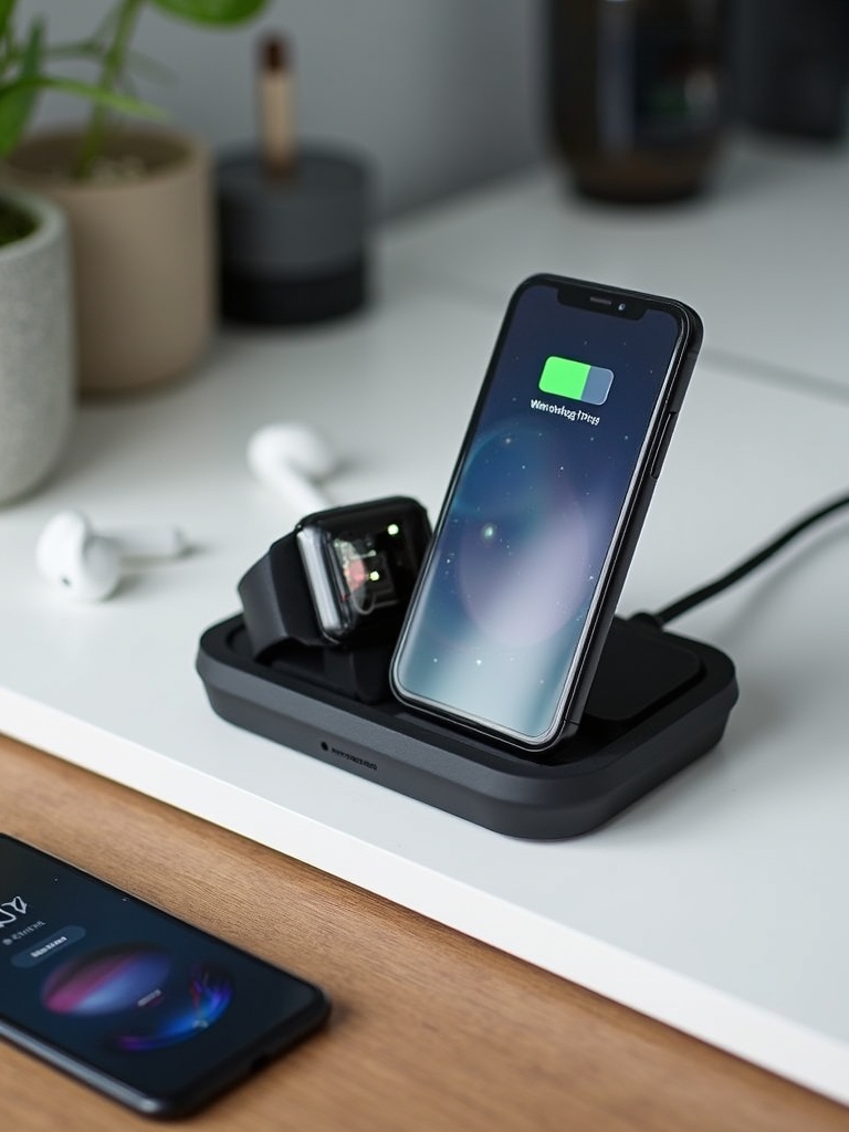streamlined organized stylish charging station