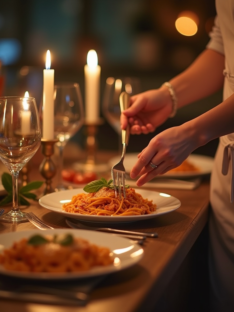 thoughtful home cooked romantic birthday dinner