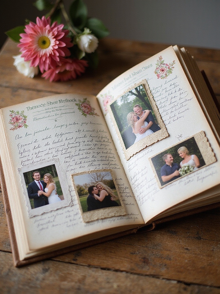 thoughtful sentimental personalized celebratory photo album