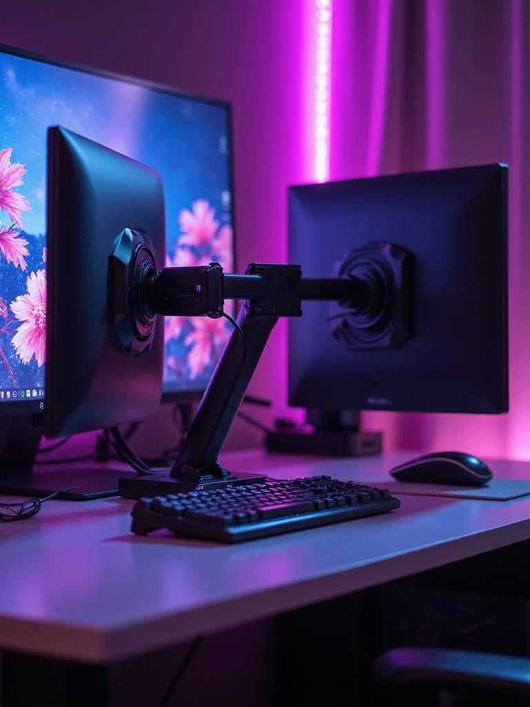 transform desk into ergonomic command center