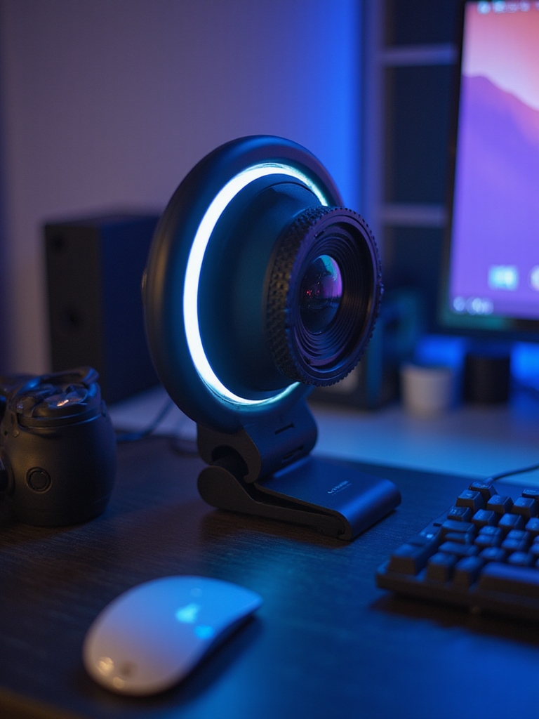webcam streaming professional illumination