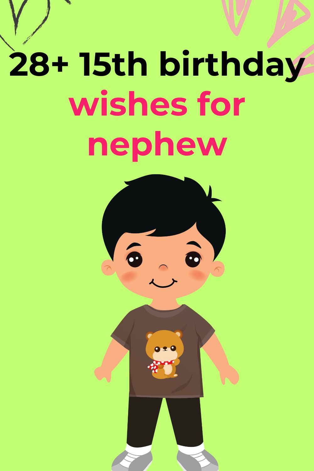 15th birthday wishes for nephew
