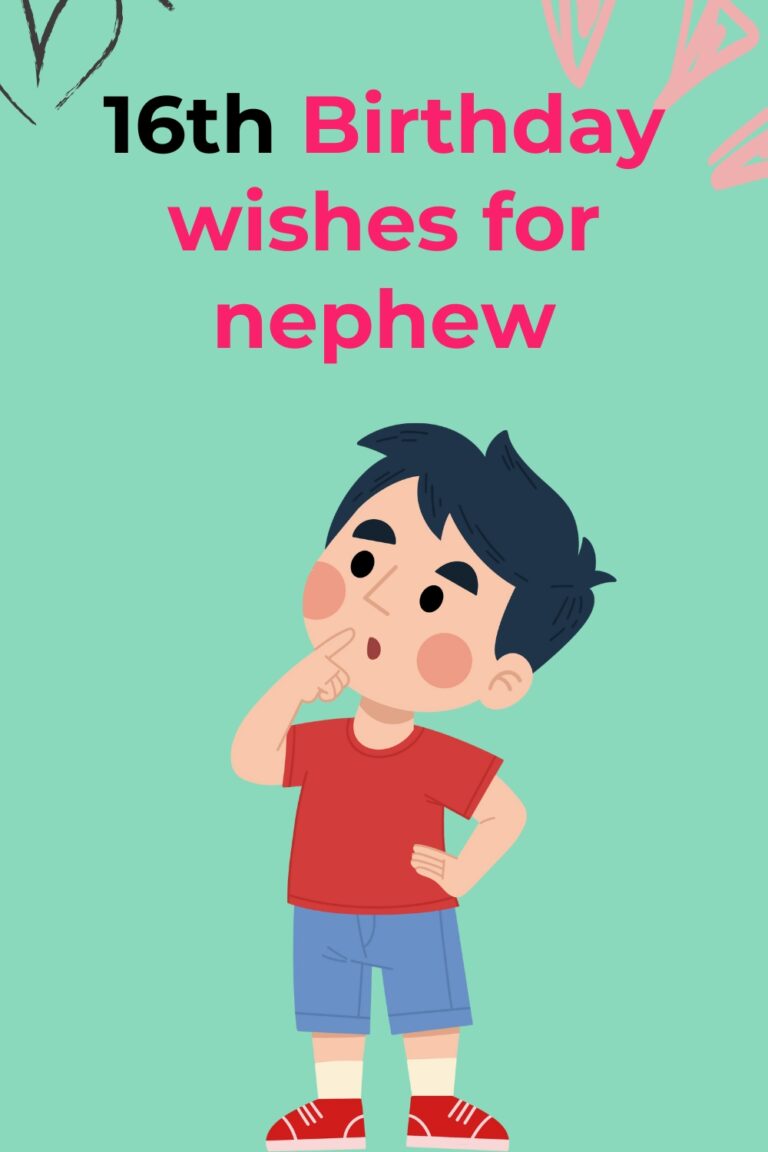 16th Birthday Wishes for Nephew