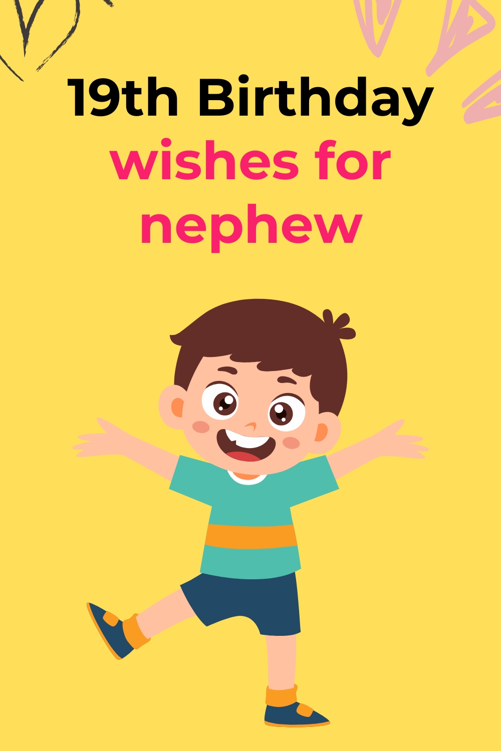 19th Birthday wishes for nephew