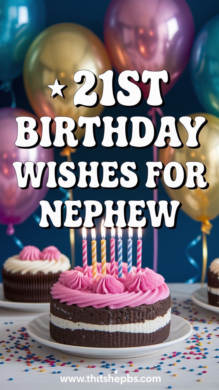 21st birthday wishes for nephew