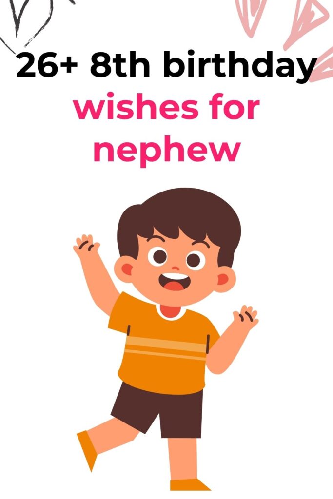 8th birthday wishes for nephew