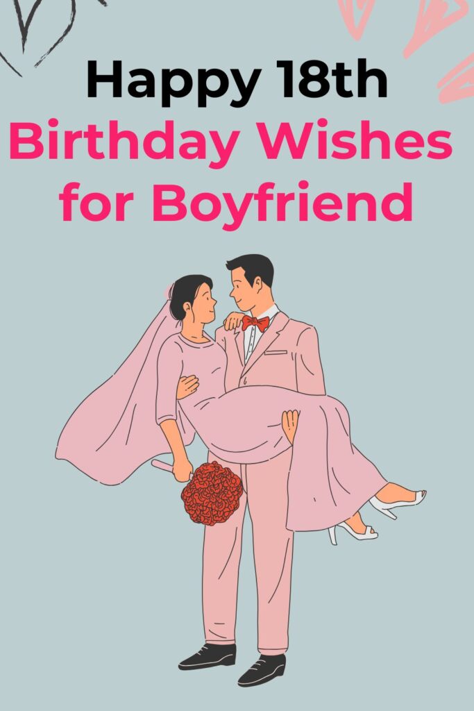 Happy 18th Birthday Wishes for Boyfriend