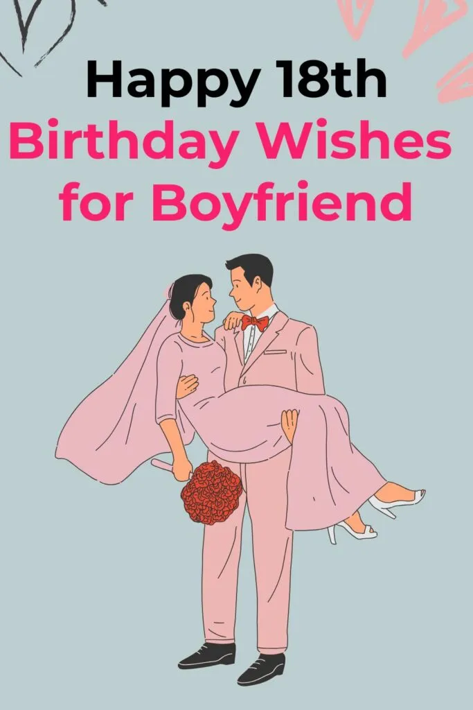 Happy 18th Birthday Wishes for Boyfriend
