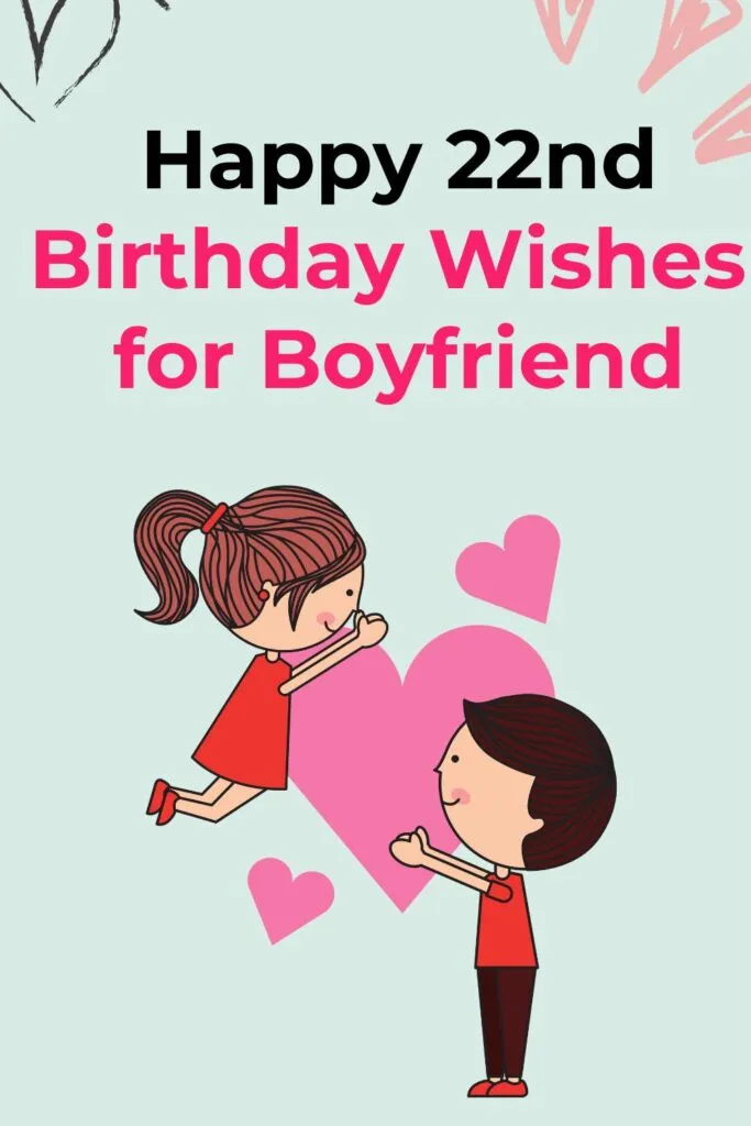 Happy 22nd Birthday Wishes for Boyfriend