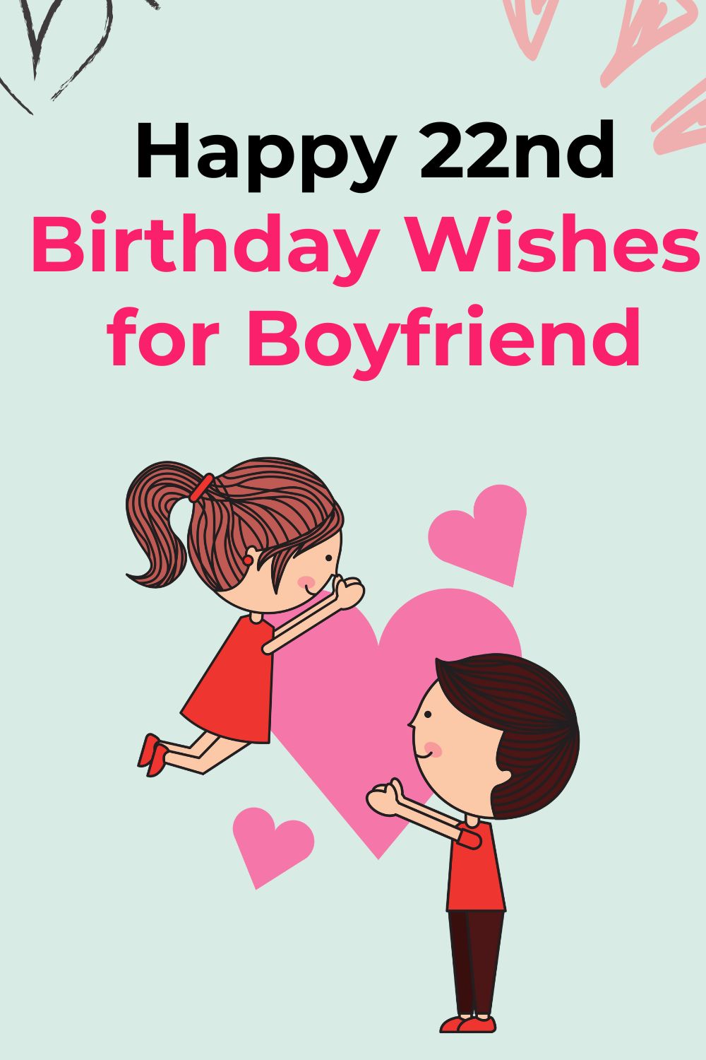 Happy 22nd Birthday Wishes for Boyfriend