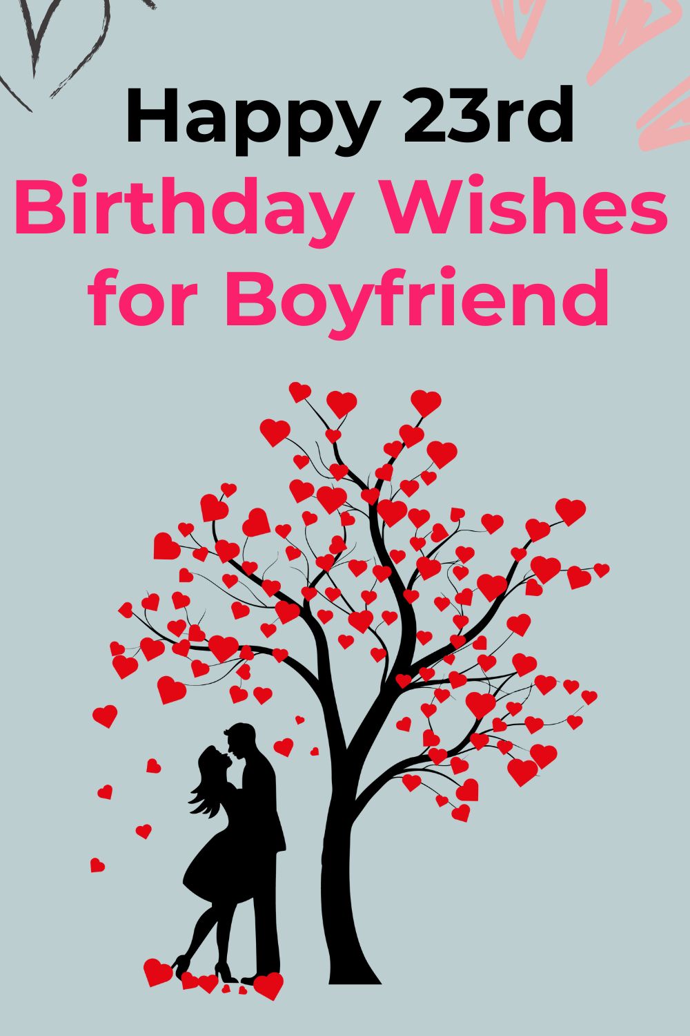 Happy 23rd Birthday Wishes for Boyfriend