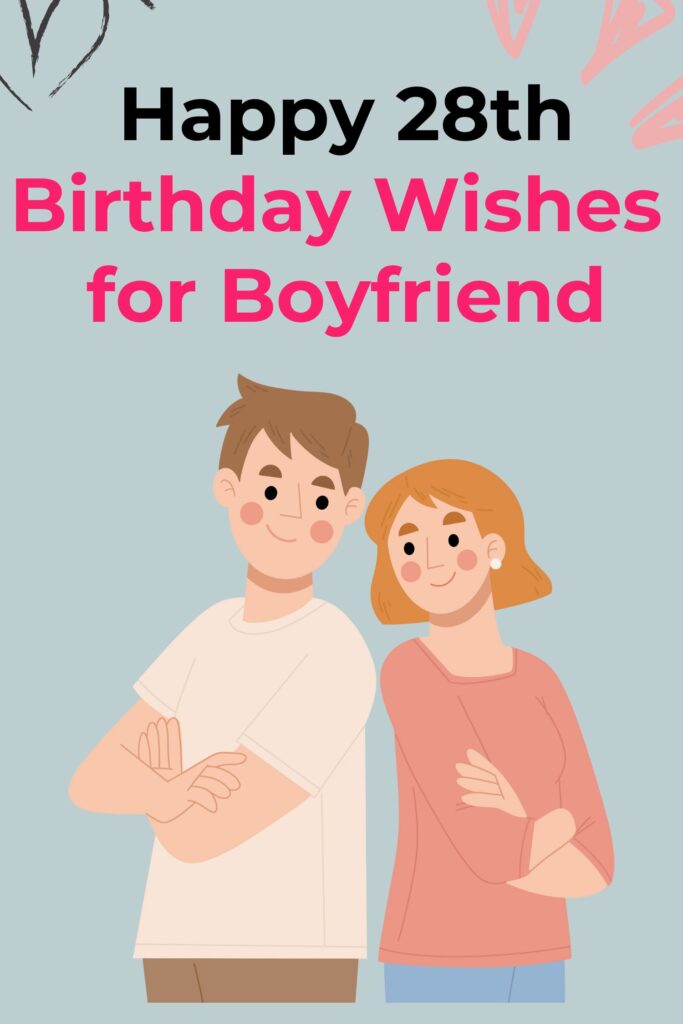 Happy 28th Birthday Wishes for Boyfriend