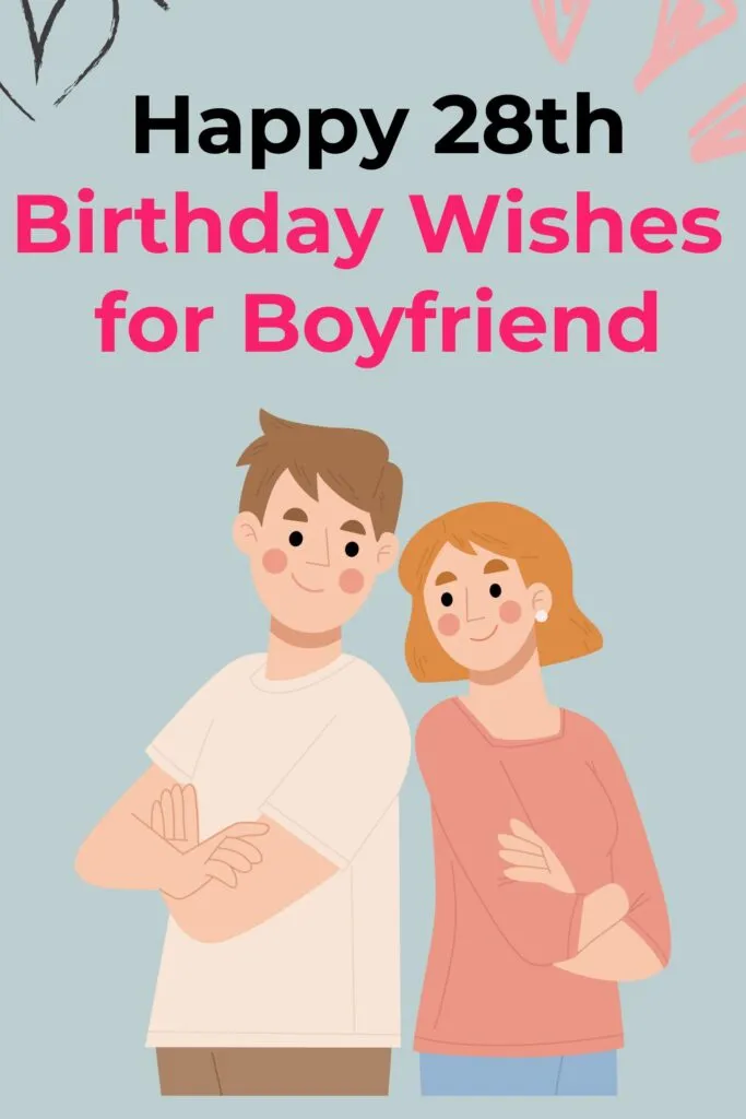 Happy 28th Birthday Wishes for Boyfriend