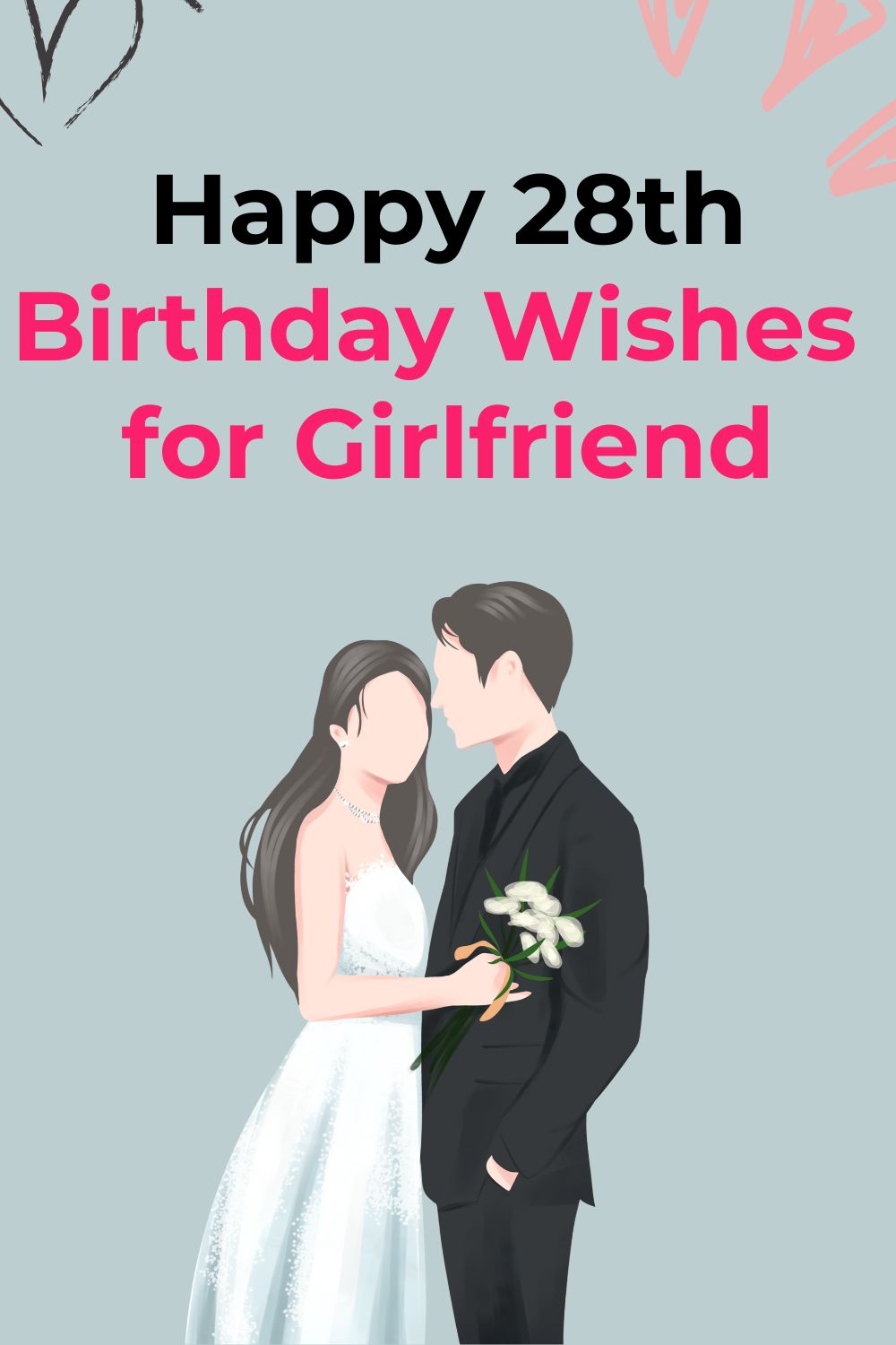 Happy 28th Birthday Wishes for Girlfriend