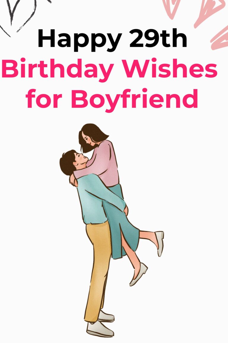 Happy 29th Birthday Wishes for Boyfriend