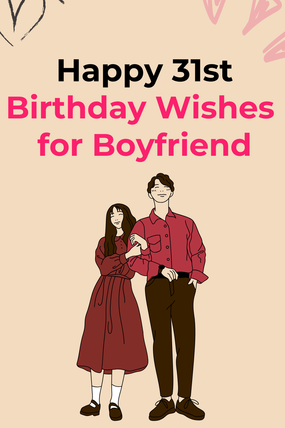 Happy 31st Birthday Wishes for Boyfriend