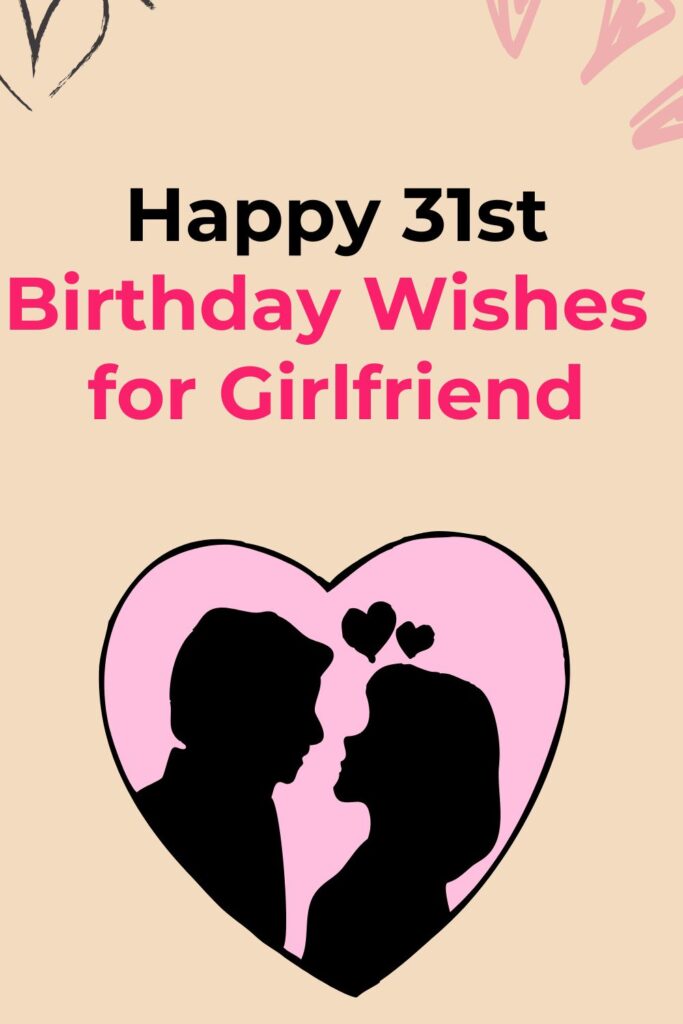 Happy 31st Birthday Wishes for Girlfriend