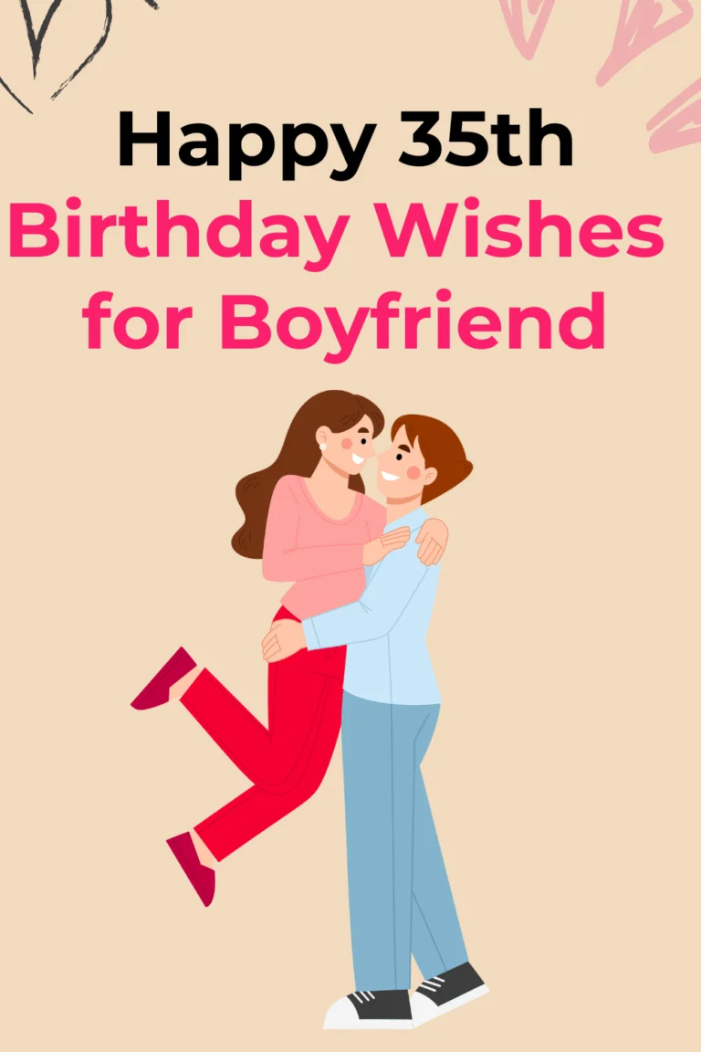 Happy 35th Birthday Wishes for Boyfriend