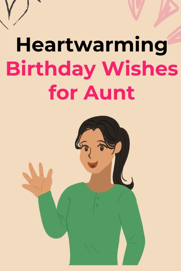 Heartwarming Birthday Wishes for Aunt